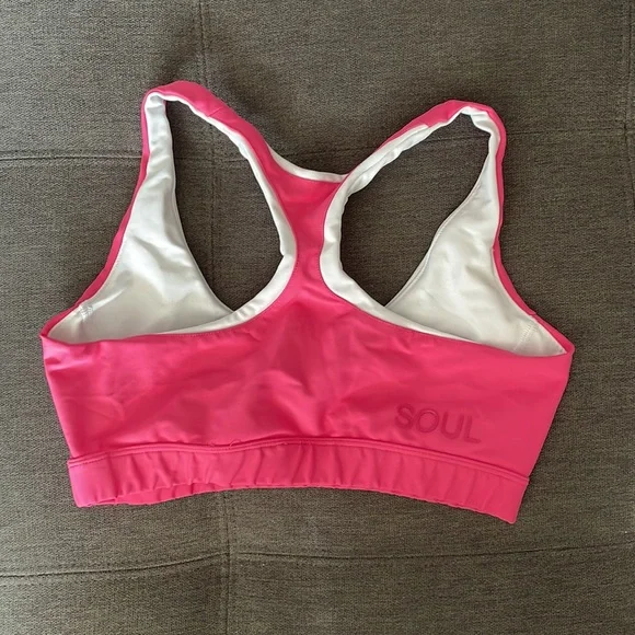 SoulCycle Pink Sports Bra - Picture 2 of 6